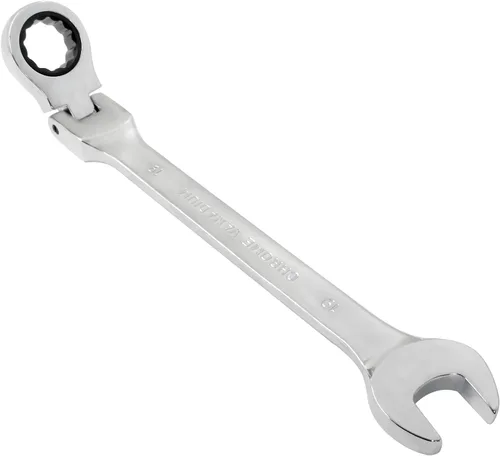 Miniatura 15 de Piutouyar Llave de trinquete de cabeza flexible de 0.394 pulgadas, llave de trinquete métrica profesional, llave combinada, herramienta de llave