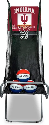 Miniatura 22 de Pop-A-Shot - Tailgate Game with NCAA Graphics l Arcade Basketball Inside, Out, and On The Go Infrared Sensor Scoring 3 Balls Foldable