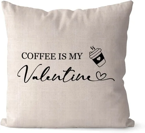 Miniatura 10 de Better Together - Fundas de almohada de 16 x 16 pulgadas, de lino y algodón, con citas románticas, funda de almohada, regalo del día de San Valentín
