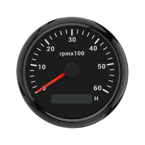 Miniatura 9 de ELING Tacómetro de motor de 3.346 in, medidor de rpm, calibre 0-7000 RPM para automóvil, barco, camión, con medidor de horas LCD, retroiluminación