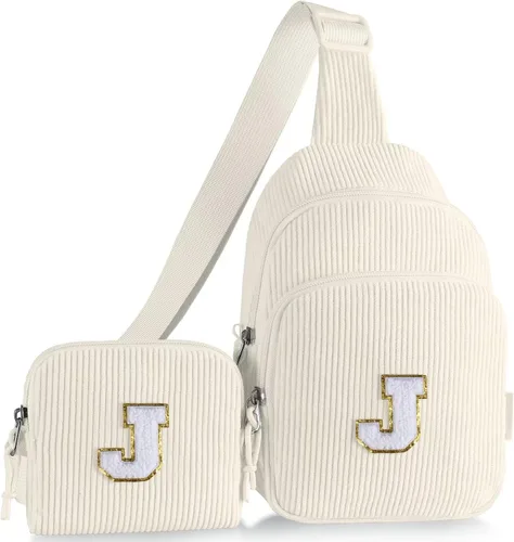 Miniatura 33 de Riñonera cruzada para niñas, Beige, Small