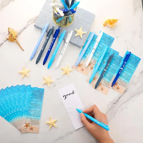 Miniatura 3 de Geyoga 20 juegos de Starfish Story Employee Apreciation Gift You Make a Difference Bolígrafo Starfish Story Tarjeta motivacional con corbatas