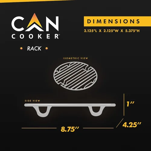 Miniatura 6 de CanCooker Utensilios de cocina de camping Cocina de vapor de 4 galones, estante de cocina, condimento de sal de ajo y mantequilla y libro de Kit