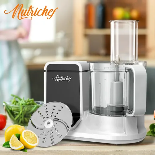 Miniatura 6 de NutriChef Disco de corte y trituración para procesador de alimentos, acero inoxidable, compatible con NCFP8, desmontable y extraíble, apto