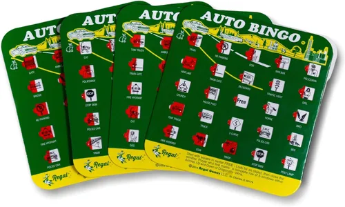 Miniatura 9 de Regal Games Juego de bingo de carreteras interestatales para viaje, cartas de bingo para vacaciones familiares, viajes en automóvil y viajes por
