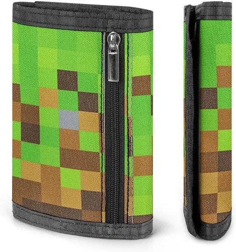 Miniatura 3 de Billetera para niños y niñas, billeteras triples para niños de 4 a 18 años, bonita cartera de ladrillo Kawaii para niños, bolso para niños