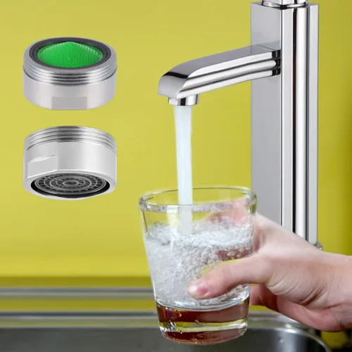 Miniatura 7 de 24 aireadores de grifo, reemplazo de restrictor de flujo de grifo de cocina de 15/16 pulgadas (0.945 in) con llave, aireadores de fregadero de rosca