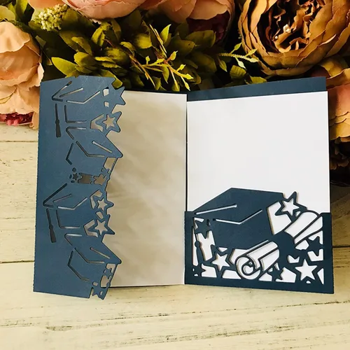 Miniatura 5 de Troqueles de metal para sombrero de graduación, troqueles de corte para hacer tarjetas, troqueles en relieve para álbumes de recortes, decoración