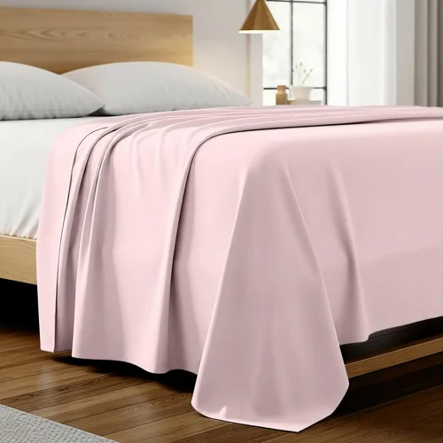 Miniatura 10 de Mellanni Sábana plana tamaño California King – Ropa de cama de la Colección Icónica – Lujo de hotel, extra suave, refrescante, resistente a las 1455