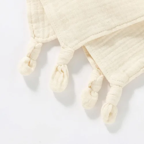 Miniatura 5 de LAWKUL Manta de seguridad para bebé, muselina de algodón orgánico, suave, transpirable, para bebés, niños y niñas, unisex, conejo, color blanco