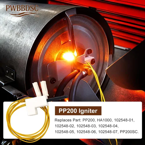Miniatura 4 de Encendedor de superficie caliente PP200 PP200SC para Desa Reddy y calentador principal, reemplace la pieza HSI PP200 71-052-0700 HA1000