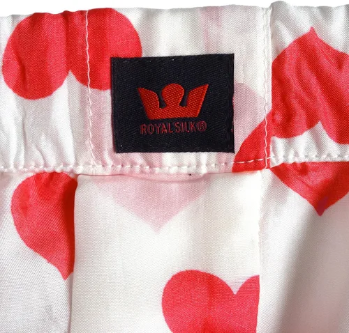 Miniatura 6 de Royal Silk White Silk Heart Boxers 2.0 Love You Valentine Special - Men's - 100% Silk