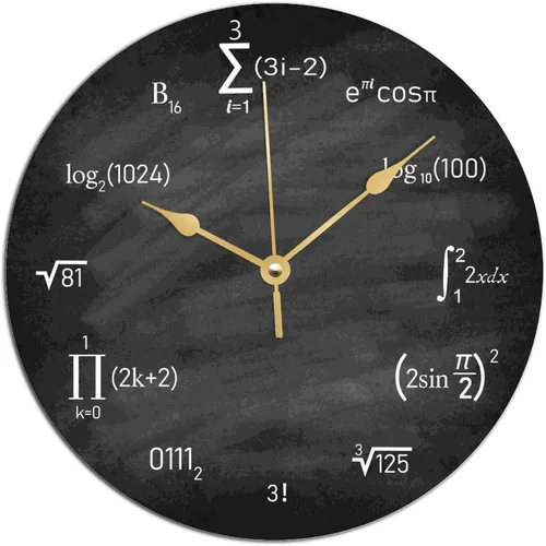Miniatura 18 de ArogGeld The One of A Kind - Reloj de notas musicales con notas doradas, reloj artístico que no hace tictac, funciona con pilas, relojes decorativos
