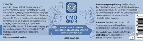 Miniatura 2 de Crema muscular y articular - Crema MSM - Ungüento MSM con miristoleato de cetilo - Crema tópica natural para músculos y articulaciones