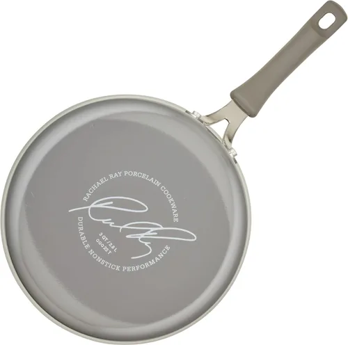Miniatura 11 de Rachael Ray Cook + Create Sartén Antiadherente con Tapa, 3 Cuartos, Gris