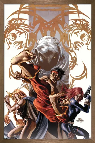 Miniatura 15 de Trends International Marvel Comics - Póster de pared Secret Avengers #7, 14.725 x 22.375 pulgadas, versión enmarcada de madera de granero