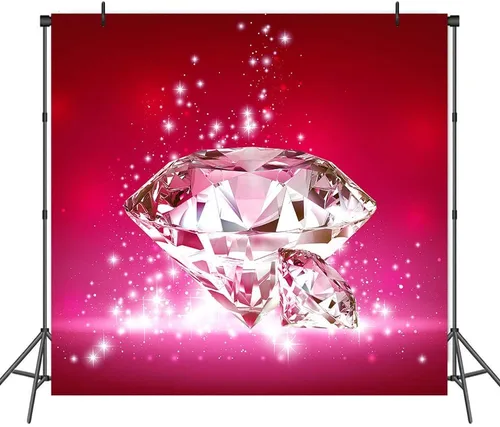Miniatura 6 de Telón de fondo de diamantes brillantes para decoración de boda, gemas de diamantes de cristal grandes (sin brillantina), telón de fondo de fotos