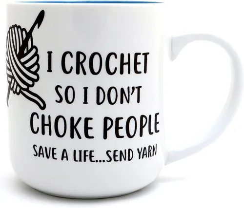 Miniatura 3 de Taza "I Crochet So I Don't Choke People