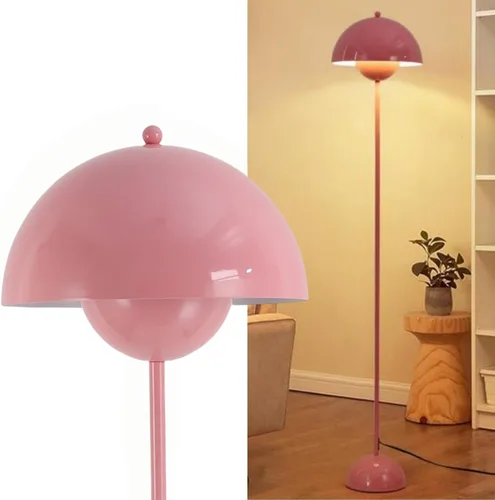 Miniatura 14 de COSYLUX Lámpara de pie moderna para sala de estar, lámpara de pie alta industrial para dormitorio, pantalla de metal que refleja la luz, lámpara
