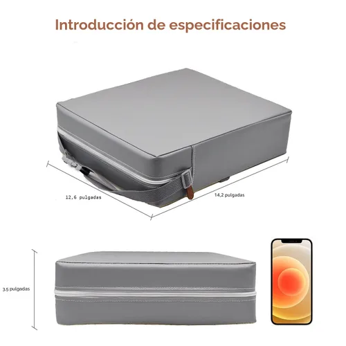 Miniatura 5 de Asiento elevador para niños para mesa de comedor, PU lavable con dobles correas de seguridad, antideslizante, asiento elevador para niños, portátil
