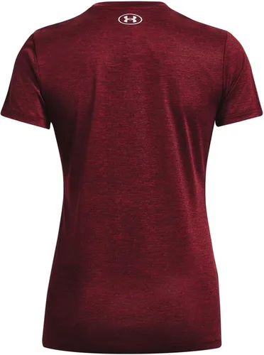 Miniatura 6 de Under Armour Tech - Camiseta de manga corta y cuello en V para mujer, jaspeada