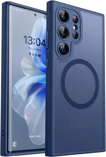 Miniatura 76 de CANSHN Funda diseñada para Samsung Galaxy A16-5G [protección completa de la cámara] [compatible con Magsafe] funda protectora trasera translúcida