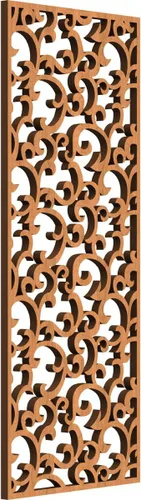 Miniatura 129 de Wheatland Paneles de pared decorativos de madera con calado, 9 3/8 pulgadas de ancho x 24 3/8 pulgadas de alto x 1/4 de alto, nogal