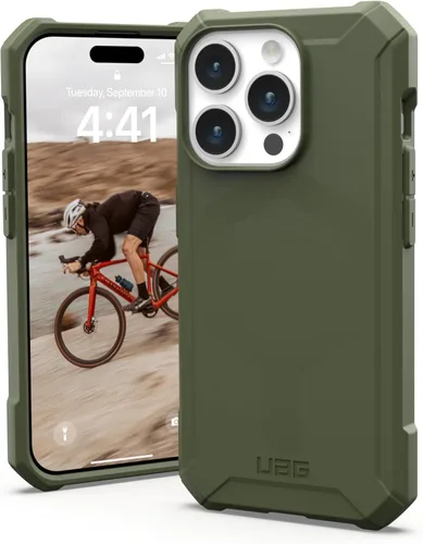 Miniatura 10 de URBAN ARMOR GEAR UAG - Funda compatible con iPhone 15 Pro de 6.1 pulgadas, Essential Armor negro, imán integrado compatible con carga MagSafe, funda