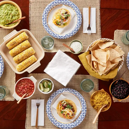 Miniatura 11 de Vanity Fair Servilletas de papel para uso diario, 200 unidades, servilletas desechables hechas suaves y lisas para las comidas diarias