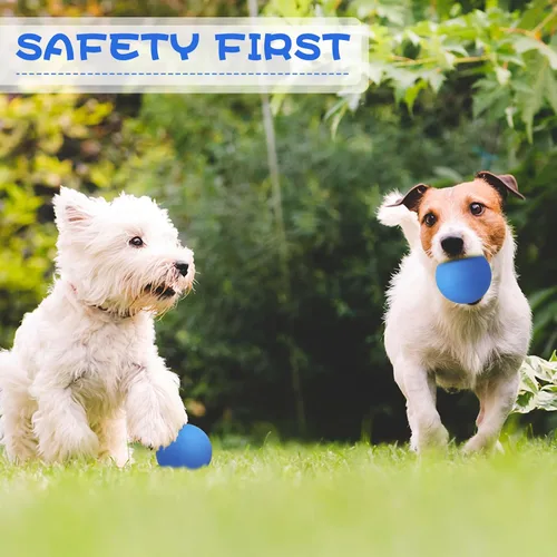 Miniatura 5 de Hiboom Paquete de 15 pelotas de tenis de goma natural para perros que atrapan mascotas, pelotas para entrenamiento de búsqueda de mascotas de 2.4