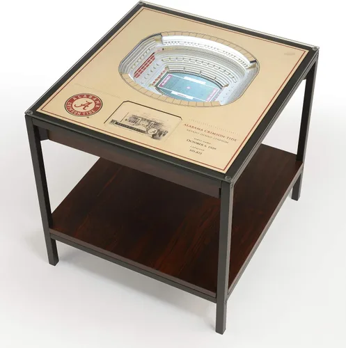 Miniatura 18 de YouTheFan NCAA - Mesa auxiliar iluminada StadiumView de 25 capas