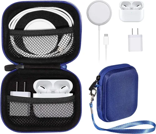 Miniatura 14 de Estuche Todo en Uno para iPhone con Cargador MagSafe y Paquete de Batería, Almacenamiento para Accesorios/Adaptador de Energía/Cable de Carga/Docks