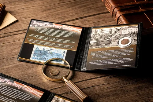 Miniatura 2 de Colección de monedas y sellos de Boston Tea Party