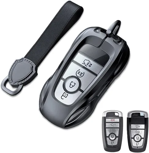 Miniatura 11 de Funda de metal de aleación de zinc para Ford Fusion F150 F250 F350 F450 F550 Edge Explorer Escape Mustang