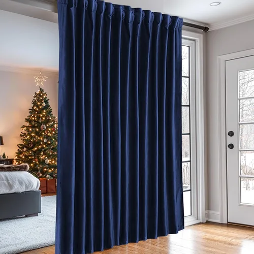 Miniatura 11 de Dreaming Casa Cortinas de terciopelo para oscurecer la sala de estar, con aislamiento térmico, bolsillo para barra, pestaña trasera, cortina de Camel