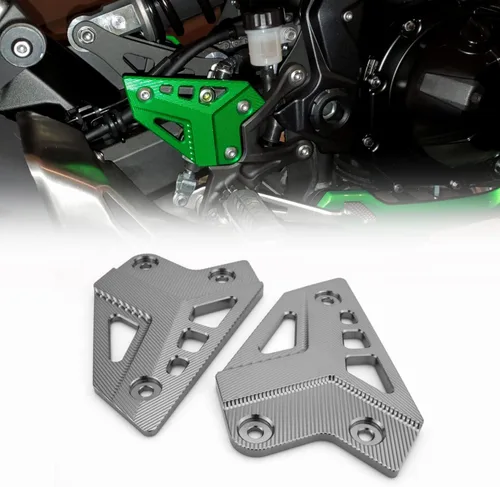Miniatura 8 de Accesorios de aluminio CNC para motocicleta, reposapiés, juego trasero, estribera, placas de talón, protector para Kawa' Z900 2017-2022 2023
