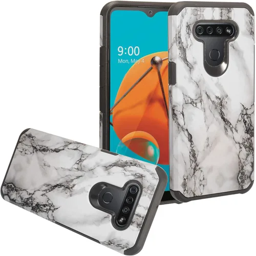 Miniatura 12 de Para LG K51, LG Reflect (LM-K500) - Funda híbrida de TPU - AC4 Azul