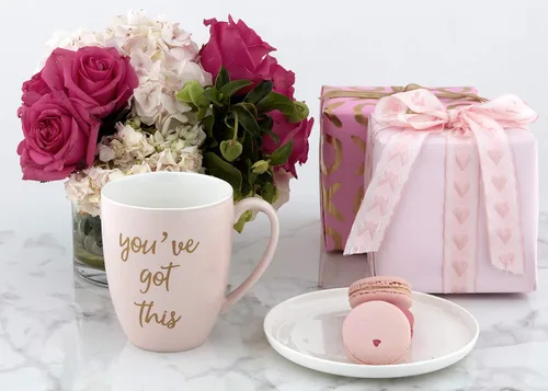 Miniatura 4 de Tazas inspiradoras con texto en inglés "You Got This Gifts for Women New Job Get Well Soon" (rosa, 14 onzas)