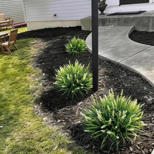 Miniatura 6 de alyptus Flores artificiales para exteriores, 12 paquetes de plantas de plástico, flores blancas sintéticas, hierba falsa de mono para decoración