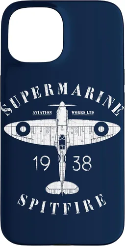 Miniatura 6 de iPhone 12 Pro Max Spitfire RAF Británico WW2 Fighter Aviation Case Supermarine Aviation