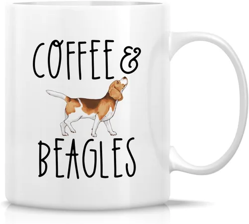 Miniatura 85 de Retreez - Taza divertida con texto en inglés "Funny Cute Golden Retriever Don't Stop Retrievin' Dog Lover", 325 ml, tazas de café de cerámica