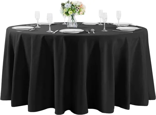 Miniatura 44 de Cupuamon - Mantel rectangular de 60 x 84 pulgadas, tela de poliéster lavable para decoración de bodas, fiestas, cenas y banquetes