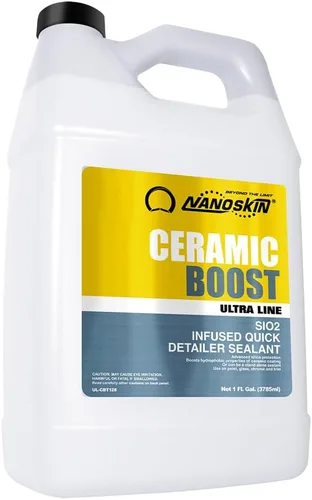 Nanoskin Ultra Line Ceramic Boost 1 galón – Sellador en aerosol SiO2 para acabados y revestimientos de cerámica | Fórmula patentada (Nano SiO2) |