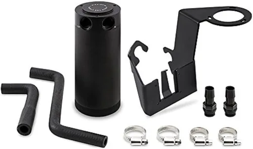 Mishimoto MMBCC-350Z-03PBE PCV - Juego de latas de captura lateral para Nissan 350Z 2003-2006/Infiniti G35 2004-2007, negro