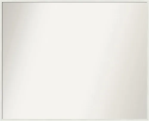 Miniatura 1037 de Amanti Art Espejo de baño blanco para sobre el fregadero, 32 x 45 pulgadas, espejo de tocador rectangular blanco esbelto, marco de madera moderno