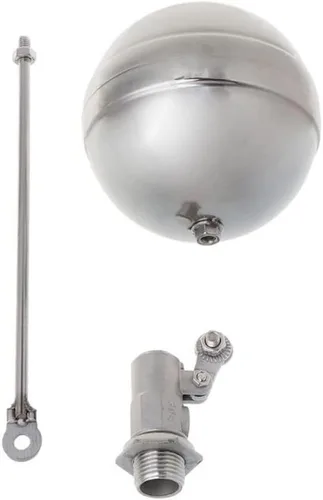 Miniatura 4 de Stainless Steel Float Ball Valve for Water Tank - Adjustable Flow Control Sensor Valve for Aquarium, Fountain, 1PCS