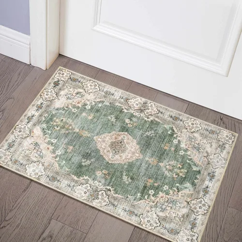 Miniatura 72 de Alfombra Verde MUJOO de 8'x10', Alfombras de Área para Sala de Estar, Alfombras Lavables, Alfombra Grande de Área, Alfombra Boho de Área de 8'x10