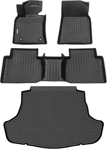 Miniatura 104 de Tapetes de piso para todo clima y forro de carga con respaldo para Chevrolet Suburban de 7 asientos 2021-2025 / GMC Yukon XL de 7 asientos