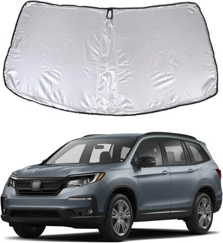 Miniatura 12 de Parasol para parabrisas para Honda Pilot 2016-2022/Ridgeline 2017-2025/Passport 2019-2025, parasol plegable para ventana delantera, protector solar
