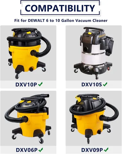 Miniatura 2 de KEEPOW Bolsas de filtro de polvo desechables de alta eficiencia, paquete de 12 – Compatible con DEWALT DXVA19-4101, DXV06P, DXV09P, DXV10P, DXV10S